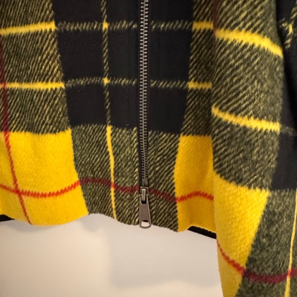 Urban Outfitters Brushed Plaid Flannel Zip Jacket Size Large NEW UNISEX - Picture 7 of 12